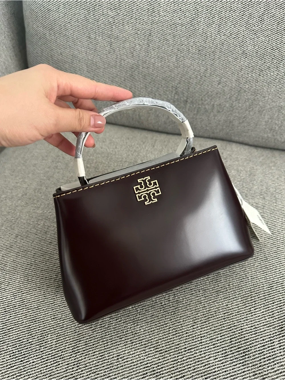 Tory Burch deep burgundy